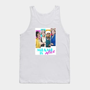 Retro Beautiful Of Miami Tank Top